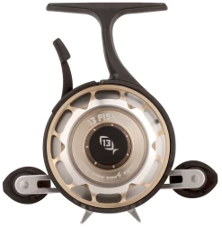13 Fishing FreeFall Carbon - Inline Ice Fishing Reel - Trick Shop Edition -Built 13 Fishing Tough. 13 fishing freefall carbon inline left