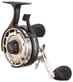 13 Fishing FreeFall Carbon - Inline Ice Fishing Reel - Trick Shop Edition -Built 13 Fishing Tough. 13 fishing freefall carbon inline left hand