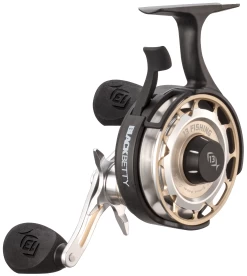 13 Fishing FreeFall Carbon - Inline Ice Fishing Reel - Trick Shop Edition -Built 13 Fishing Tough. 13 fishing freefall carbon inline right hand