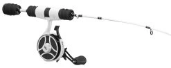 13 Fishing FreeFall Ghost / Fate V3 Ice Combo -Built 13 Fishing Tough. 13 fishing freefall ghost fate v3 ice combo closeup