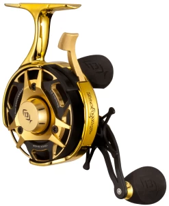 13 Fishing FreeFall Carbon - Inline Ice Fishing Reel - Trick Shop Edition -Built 13 Fishing Tough. 13 fishing freefall trick shop 10th anniversary left hand