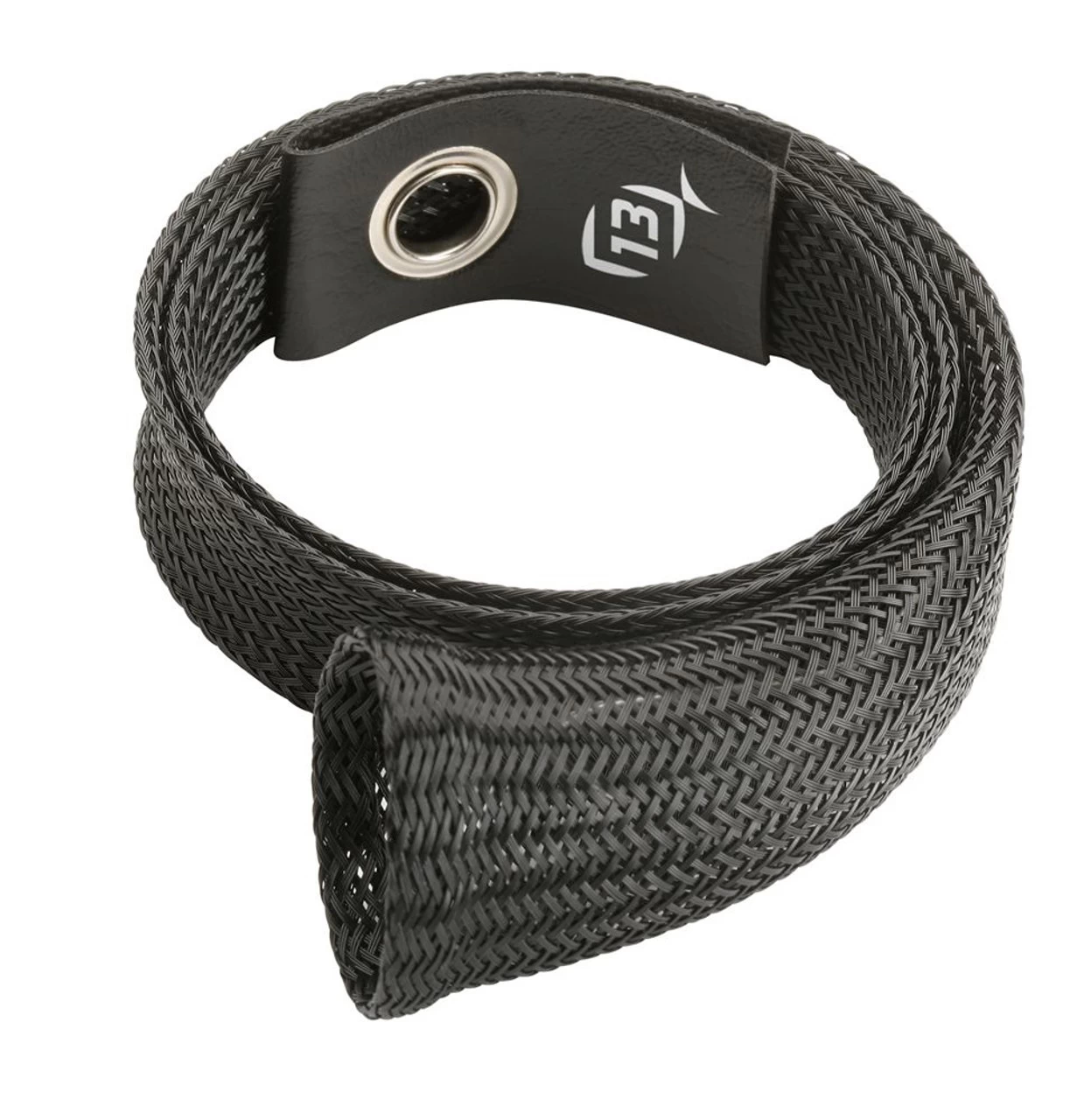 13 Fishing Ice Rod Sleeve - Black W/ Leather Tip 3 13 Fishing Ice Rod Sleeve - Black W/ Leather Tip