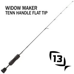 13 Fishing Widow Maker Ice Rod -Built 13 Fishing Tough. 13 fishing widow maker ice rod tenn hanlde flat tip